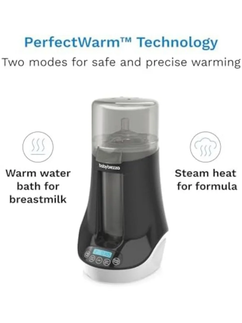 Universal Baby Milk Warmer for Formula & Breastmilk - Fast & Efficient Heating
